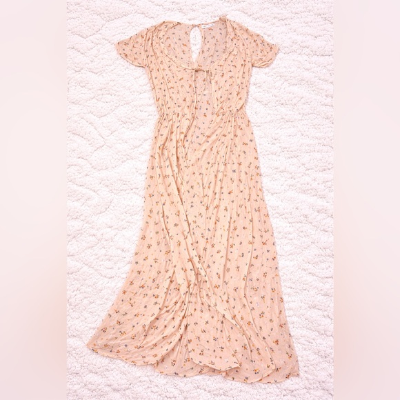 Faithfull the Brand Pink Floral Floor Length Duster XL - Picture 2 of 6